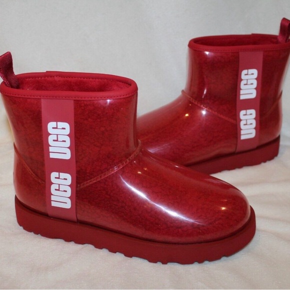 UGG Shoes - UGG CLASSIC CLEAR MINI WMNS "Red"
Size 8 in NWOT of Box